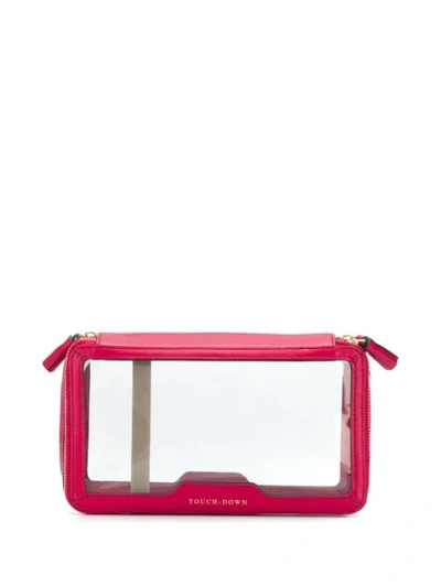 Shop Anya Hindmarch Travel Make-up Bag In Pink