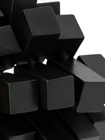 Shop Monies Elasticated Cube Bracelet - Black