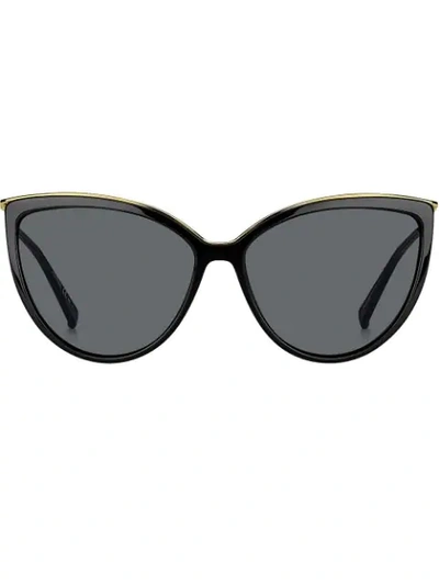 MAX MARA MM CLASSY VI猫眼镜框太阳眼镜 - 黑色