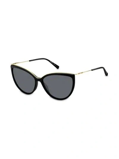 Shop Max Mara Mm Classy Vi Sunglasses In Black