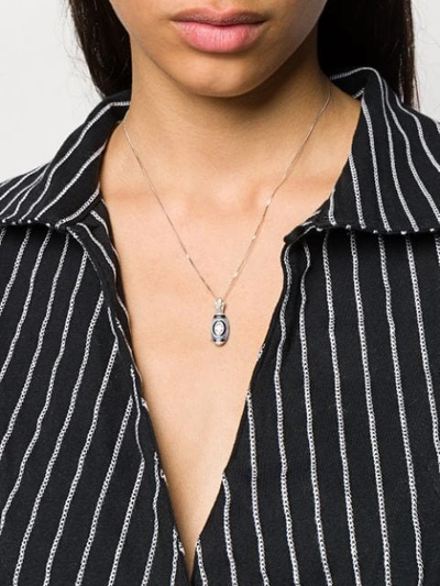 Shop V Jewellery Chanin Pendant Necklace In Silver