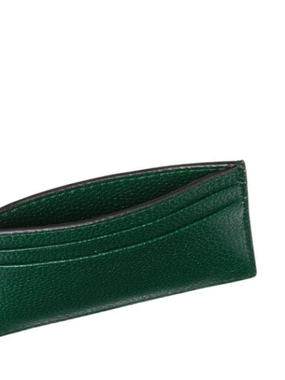 Shop Gucci Zumi Card Case In Green