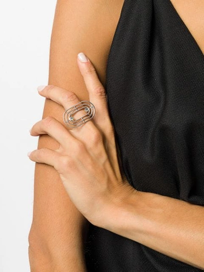 Shop Charlotte Valkeniers Minim Ring In Silver