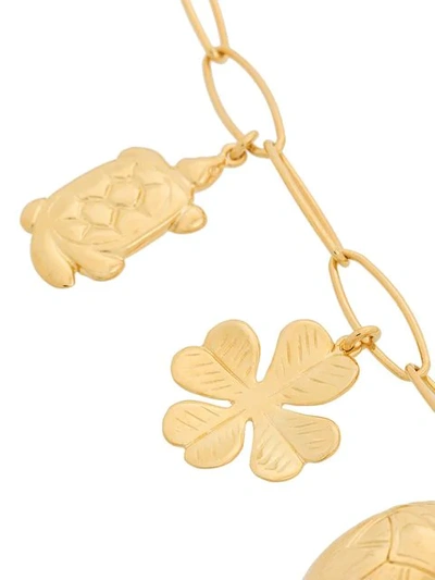 Shop Aurelie Bidermann Aurelie Charm Bracelet In Metallic