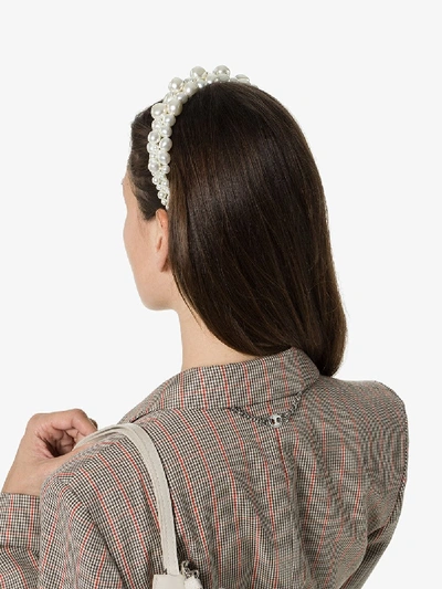 Shop Simone Rocha White Pearl Headband