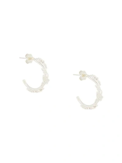 Shop Meadowlark Alba Hoop Earrings In Silver