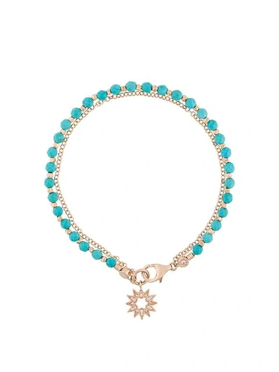 Shop Astley Clarke Turquoise Biography Bracelet In Blue