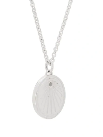 Shop Astley Clarke Sunrise Celestial Pendant In Silver