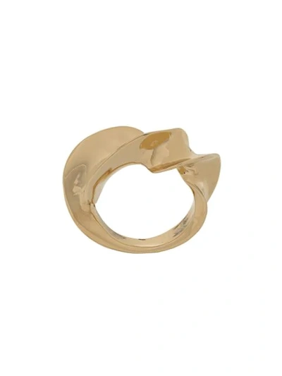 Shop Annelise Michelson Spin Ring In Gold