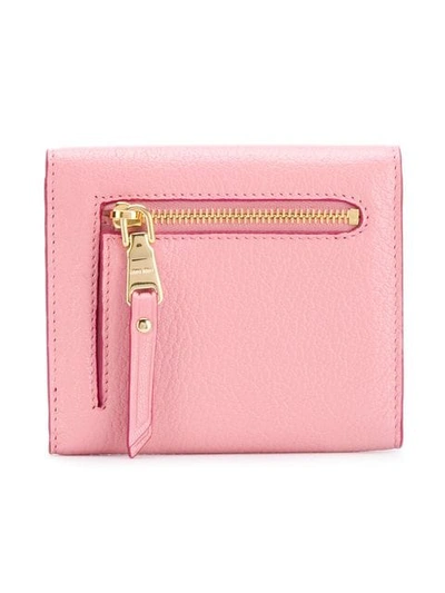 Shop Miu Miu 'forever ' Wallet - Pink