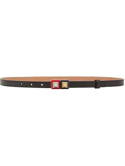 Shop Fendi Rainbow Belt In Black