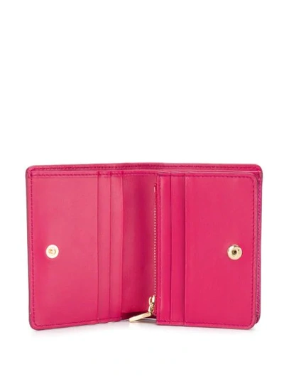 Shop Dolce & Gabbana Logo Wallet In 80411 Rosa Geranio