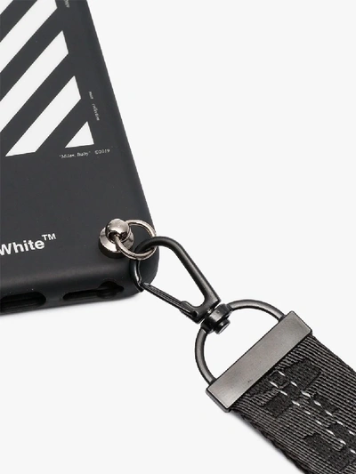 Shop Off-white Black And White Diag Iphone 8 Case
