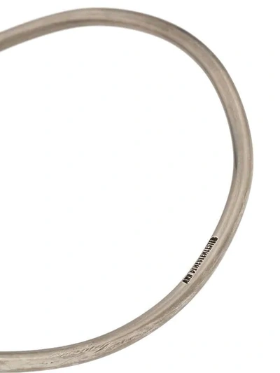 Shop Ann Demeulemeester Round Bracelet In Metallic