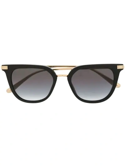 Shop Dolce & Gabbana Panthos Sunglasses In Black