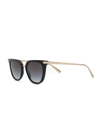 Shop Dolce & Gabbana Panthos Sunglasses In Black