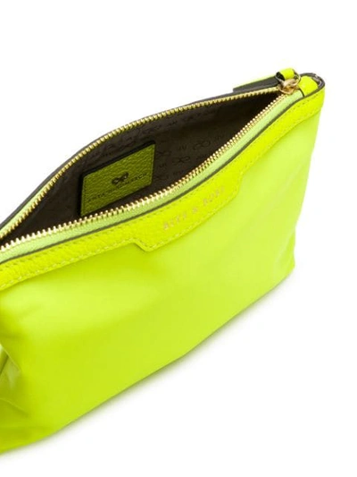 Shop Anya Hindmarch Loose Pocket Bits & Bobs Pouch In Yellow