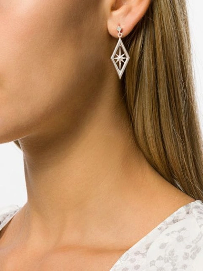 Shop Rachel Jackson Nova Star Earrings In Silver