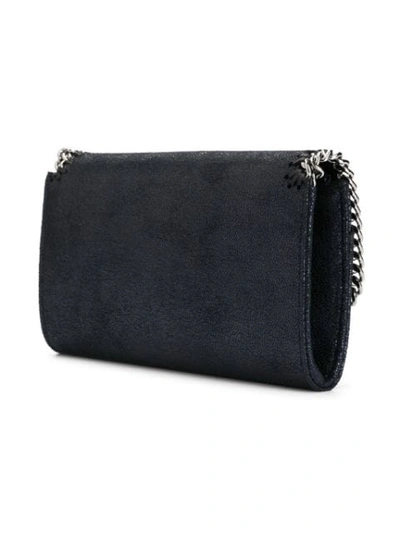 Shop Stella Mccartney Falabella Shiny Dotted Chamois Wallet In Smc.4101