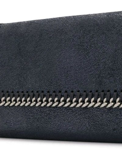 Shop Stella Mccartney Falabella Shiny Dotted Chamois Wallet In Smc.4101