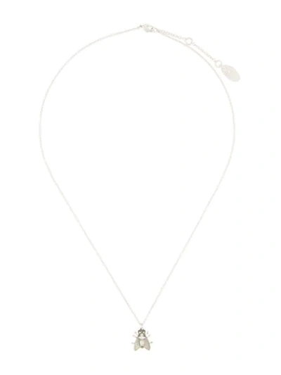 Shop Vivienne Westwood Portobello Pendant Necklace - Grey