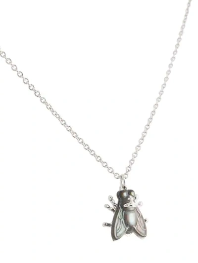 Shop Vivienne Westwood Portobello Pendant Necklace - Grey