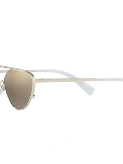 Shop Alain Mikli X Alexandre Vauthier Nadege Sunglasses In Silver