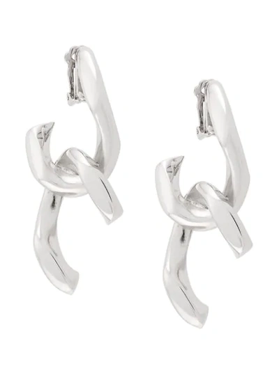 Shop Annelise Michelson Dechainee Earrings In Silver
