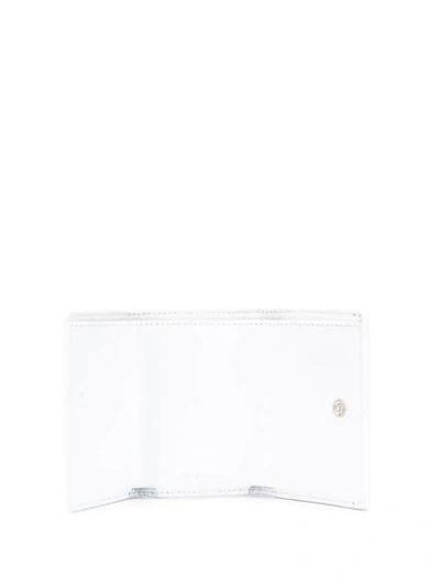 Shop Balenciaga Mini Papier Wallet In White