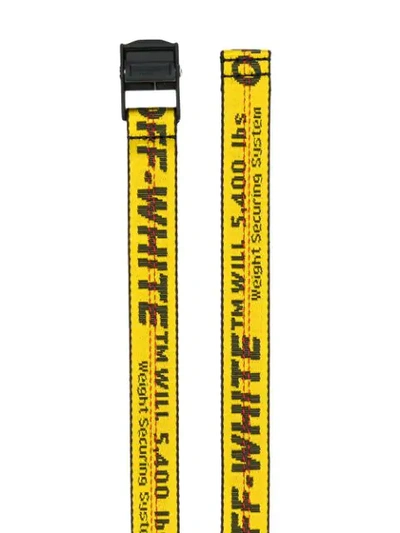 Shop Off-white Industrial Belt In Yellow