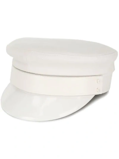 Shop Ruslan Baginskiy 'baker Boy' Hat In White