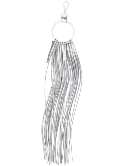 Shop Ports 1961 Tassel Ring Keyring In Silver