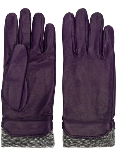 Shop Fabiana Filippi Embellished Gloves  In Vr2