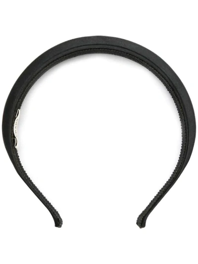 Shop Prada Classic Hairband - Black