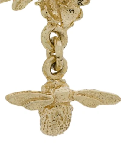 Shop Alex Monroe Floral Cluster Stud Earrings In Gold