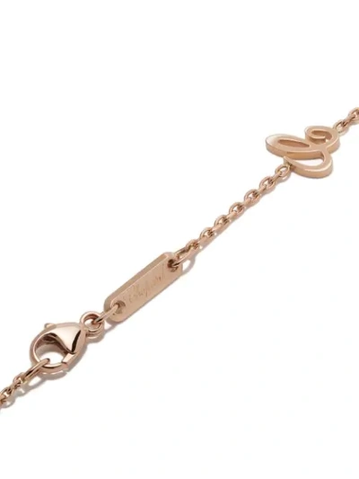 Shop Chopard 18kt Rose Gold Good Luck Charms Diamond Necklace
