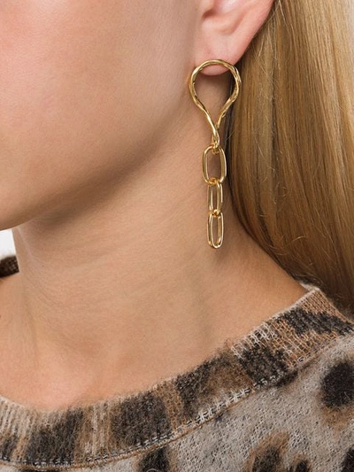 Shop Maria Black Thyra Earring In Metallic