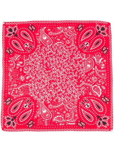 Shop Ash Printed Neck Scarf In Red