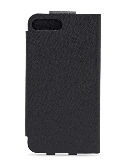Shop Prada Iphone 7 Plus And 8 Plus Cover In Black