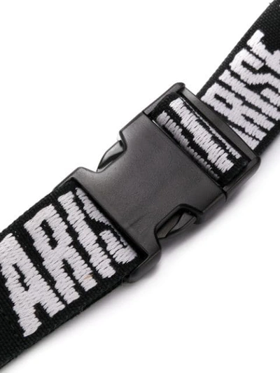 Shop Aries Seatbelt Logo Belt - Black