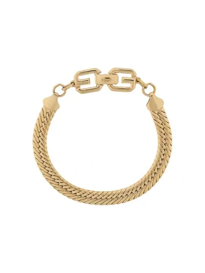 Pre-owned Givenchy '1980s Link Bracelet In Gold