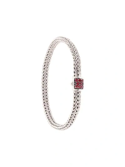 Shop John Hardy Classic Chain Sapphire Bracelet In Silver