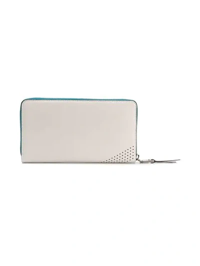 Shop Givenchy Logo Wallet In White