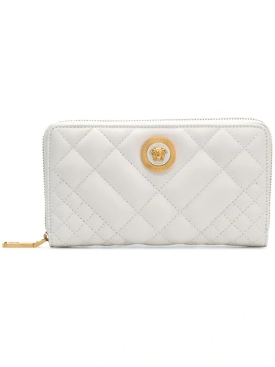 Shop Versace Tribute Quilted Wallet In K06ot