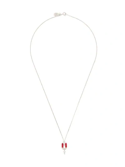 Shop V Jewellery Leandra Necklace In Silver
