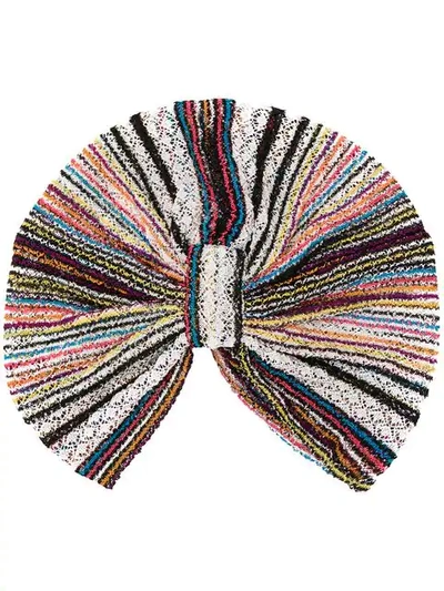 MISSONI MARE KNITTED TURBAN - 蓝色