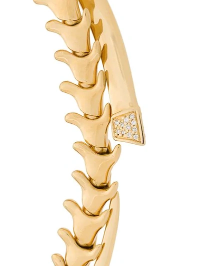 Shop Shaun Leane Serpent And Signature Tusk Diamond Bracelet Set In Gold