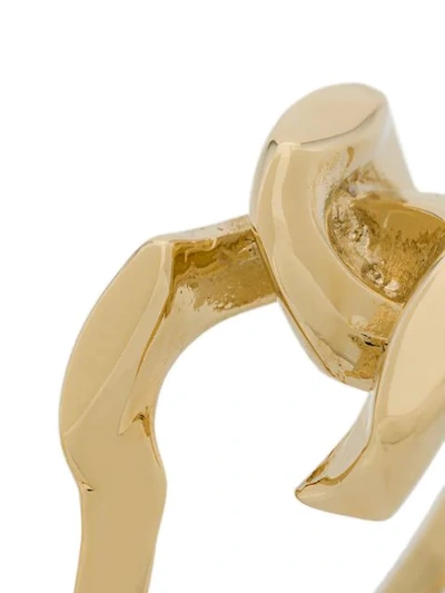 Shop Annelise Michelson Tiny Dechainee Ring In Gold