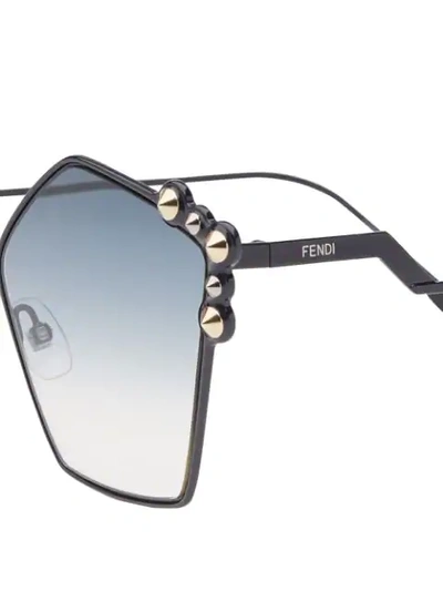 Shop Fendi Can Eye Sunglasses - Blue