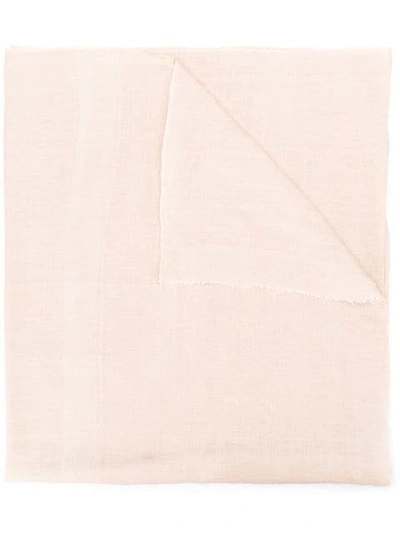 Shop Isabel Marant Frayed Scarf In Neutrals
